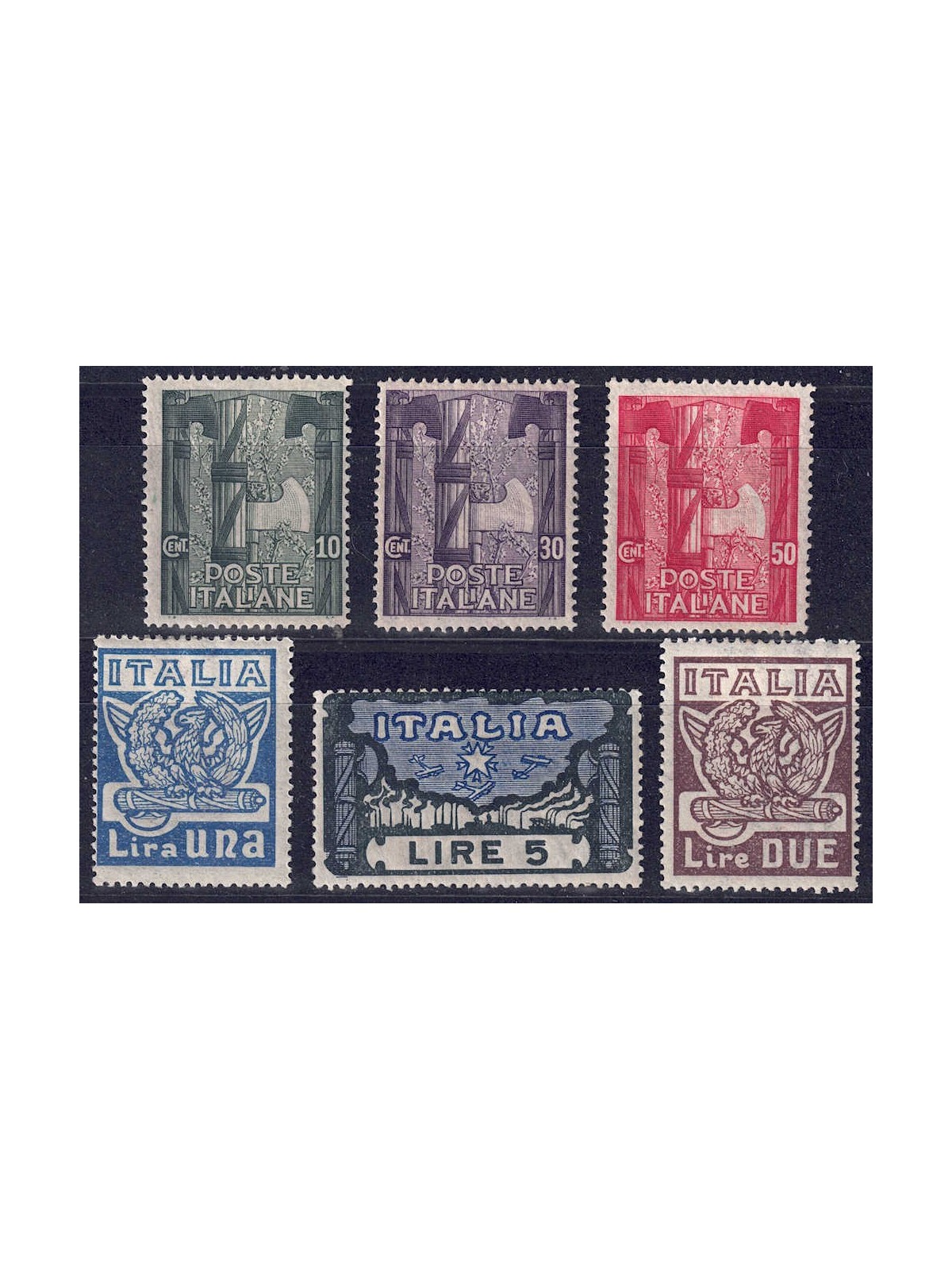 ITALY KINGDOM 1923 March on Rome 6v MH*