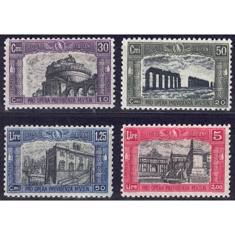 ITALY KINGDOM 1928 Militia II 4v MH*
