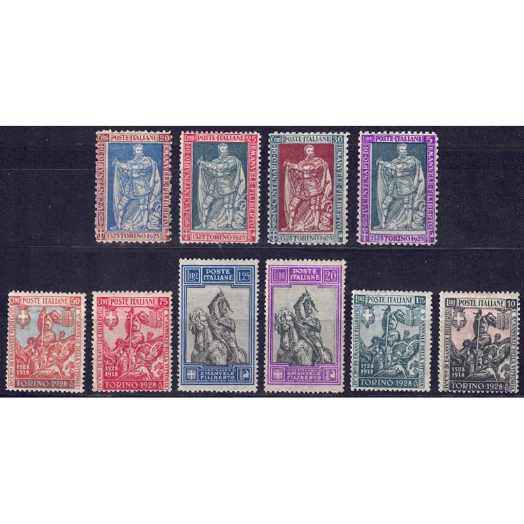 ITALY KINGDOM 1928 Emanuele Filiberto 10v MH*