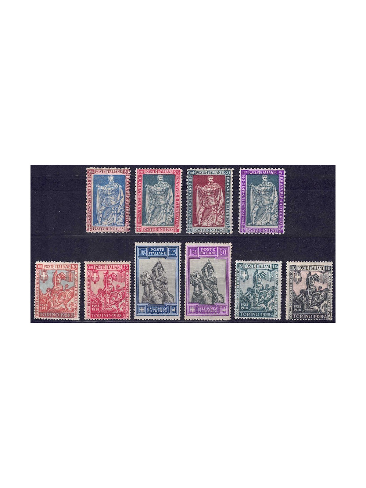 ITALY KINGDOM 1928 Emanuele Filiberto 10v MH*