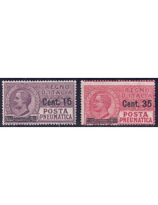 ITALY KINGDOM 1927 Pneumatic Mail 2v MH*