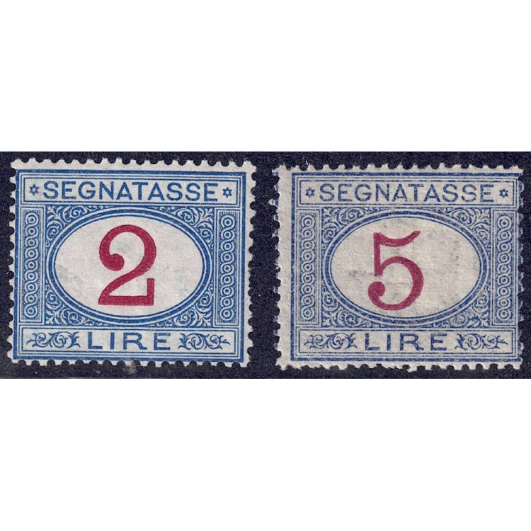 ITALY KINGDOM 1903 Postage Due (2£+5£) 2v MH*