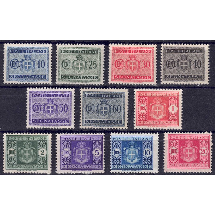 ITALY LIEUTENANCY 1945 Postage Due (wheel) 11v MH*