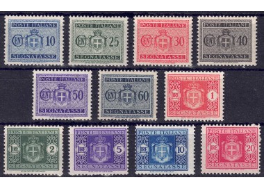 ITALY LIEUTENANCY 1945 Postage Due (wheel) 11v MH*