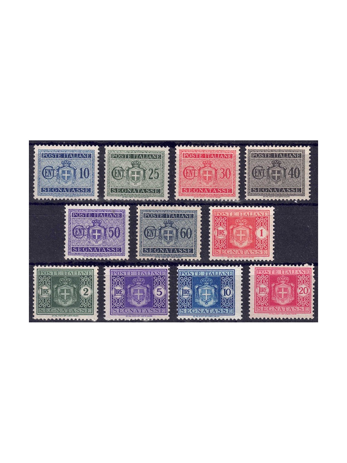 ITALY LIEUTENANCY 1945 Postage Due (wheel) 11v MH*