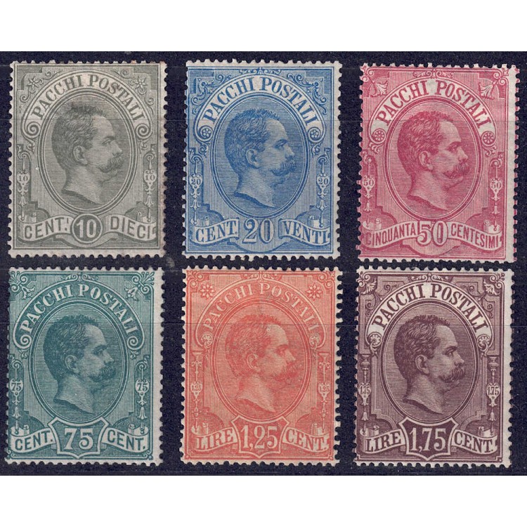 ITALY KINGDOM 1884-86 Postal parcels 6v MH*