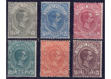 ITALY KINGDOM 1884-86 Postal parcels 6v MH*