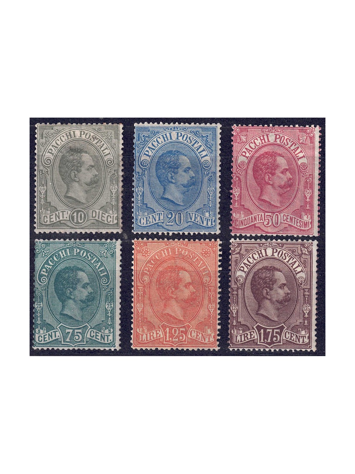 ITALY KINGDOM 1884-86 Postal parcels 6v MH*