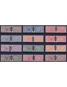 ITALY LIEUTENANCI 1945 Postal parcels 12v MH*