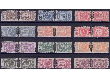 ITALY LIEUTENANCI 1945 Postal parcels 12v MH*