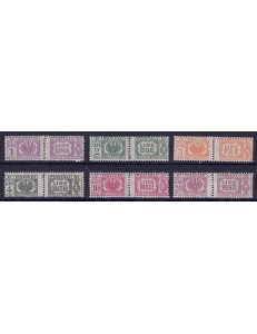 ITALY LIEUTENANCI 1946 Postal parcels 6v MH*