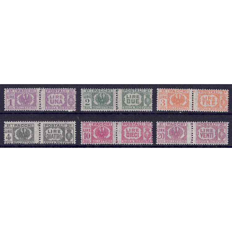 ITALIA LUOGOTENENZA 1946 Pacchi Postali 6v MH*