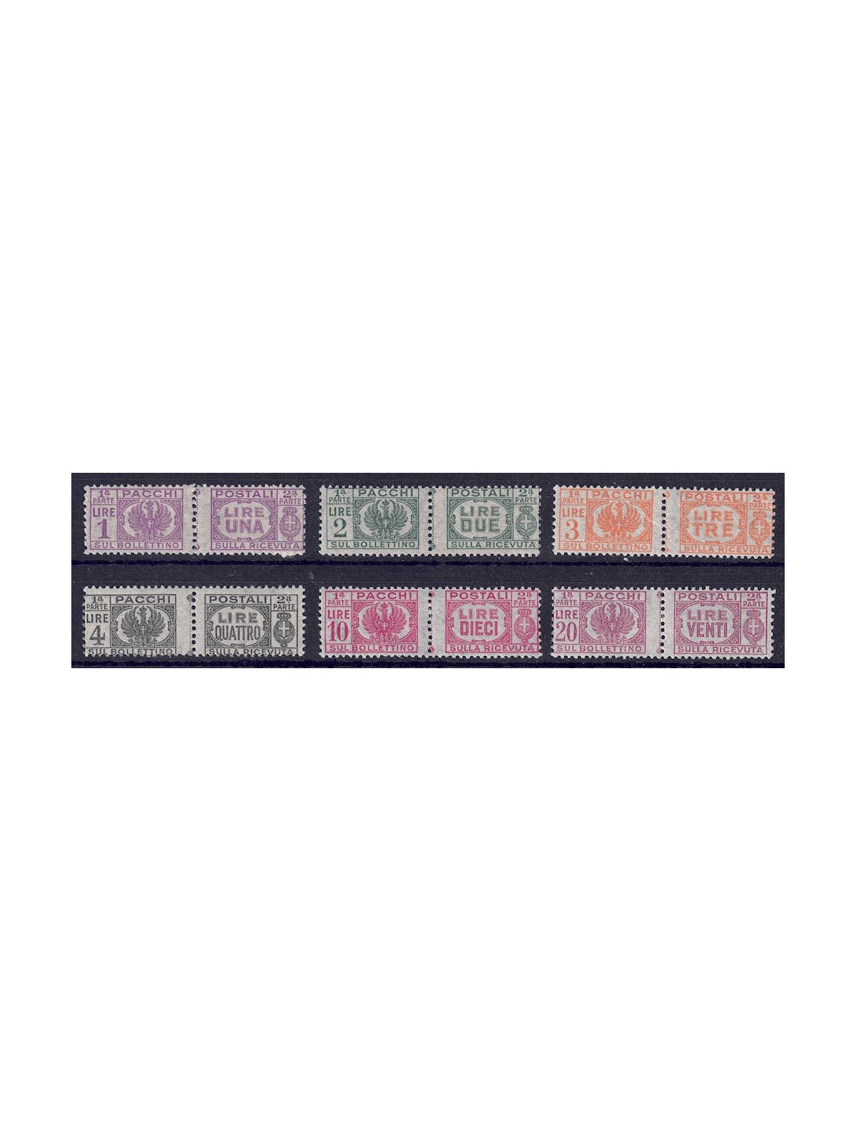 ITALIA LUOGOTENENZA 1946 Pacchi Postali 6v MH*