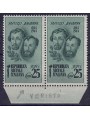 ITALY RSI 1944 Brothers Flag 25c green (scar) 2v MNH**