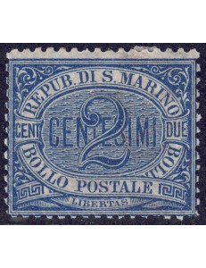 SAN MARINO 1892-94 2c blue MH*