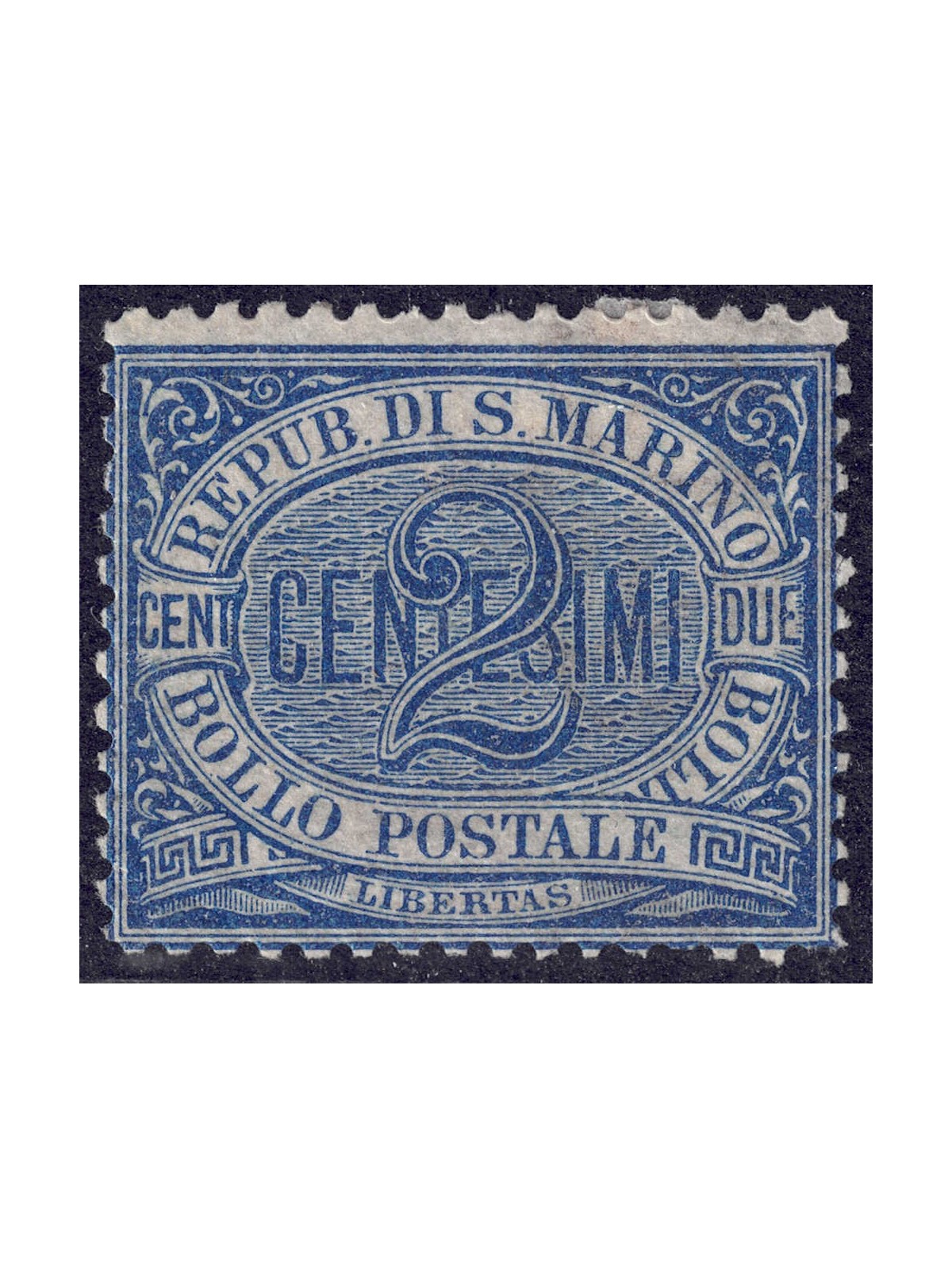 SAN MARINO 1892-94 2c blue MH*