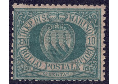 SAN MARINO 1892-94 10c green MH*