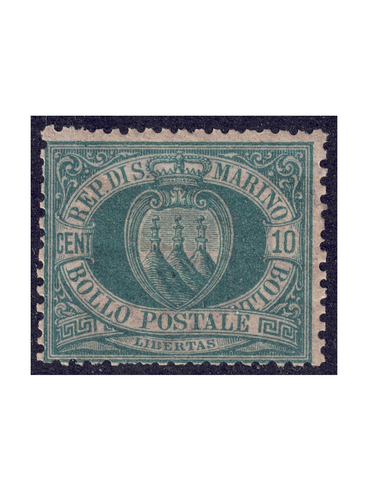 SAN MARINO 1892-94 10c green MH*