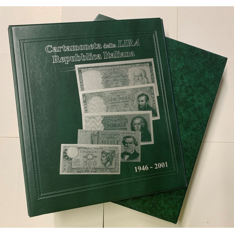 MASTERPHIL Binder for Italian Republic Paper Money (Green) us