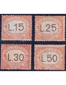 SAN MARINO 1927-28 Postage due 4v MH*