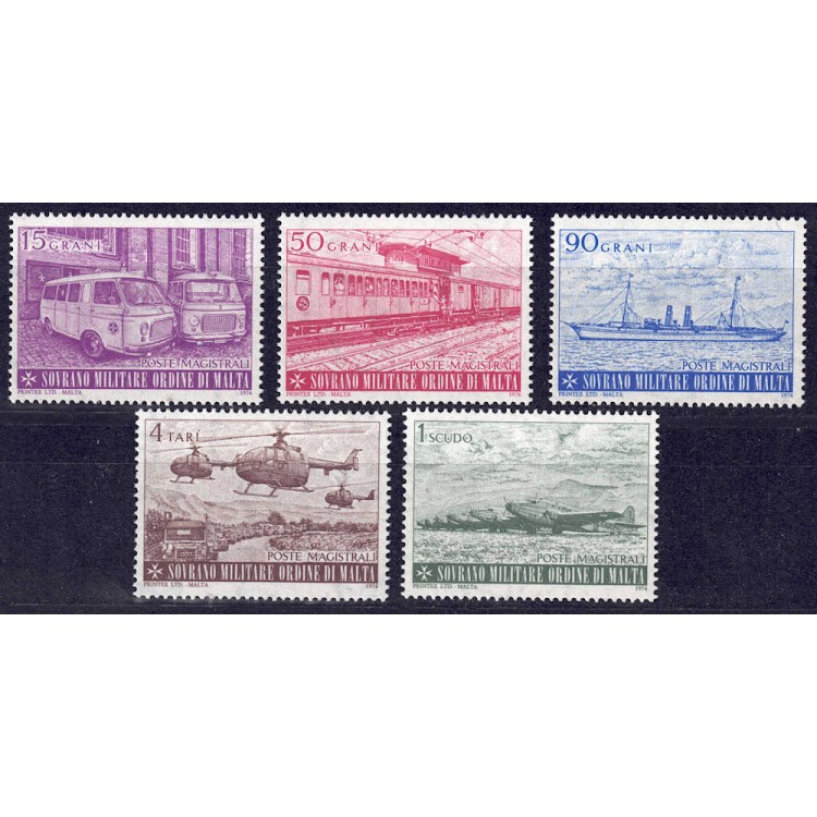 SMOM 1976 Assistenza moderna 5v MNH**