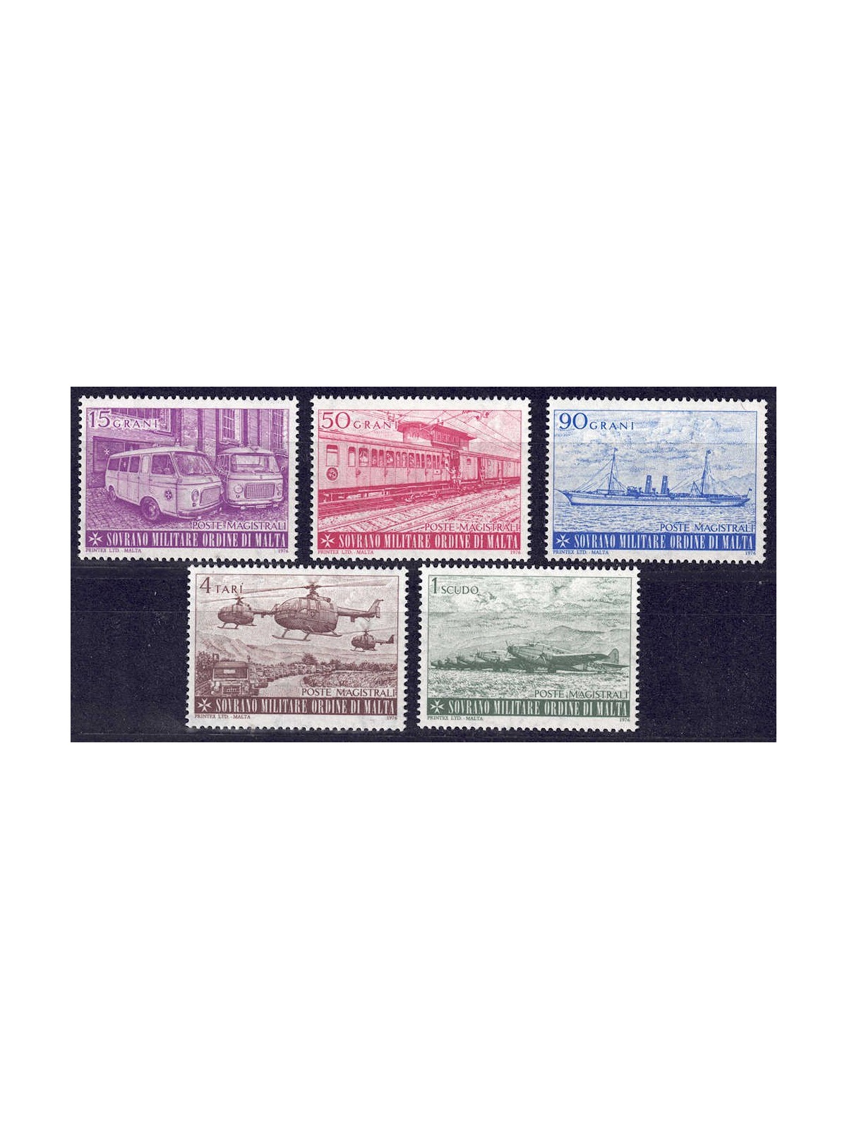 SMOM 1976 Assistenza moderna 5v MNH**