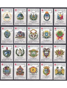 SMOM 1986 Postal Conventions, 1st series 20v MNH**
