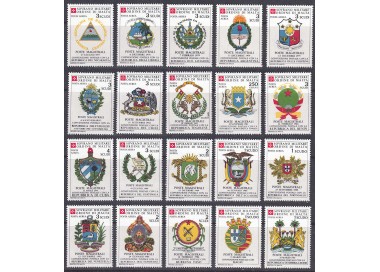 SMOM 1986 Postal Conventions, 1st series 20v MNH**