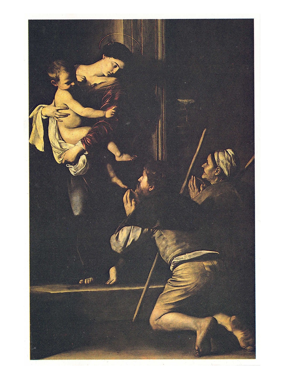 SMOM 1989 Cartolina Maestri della Pittura N. 9 (Michelangelo Merisi)