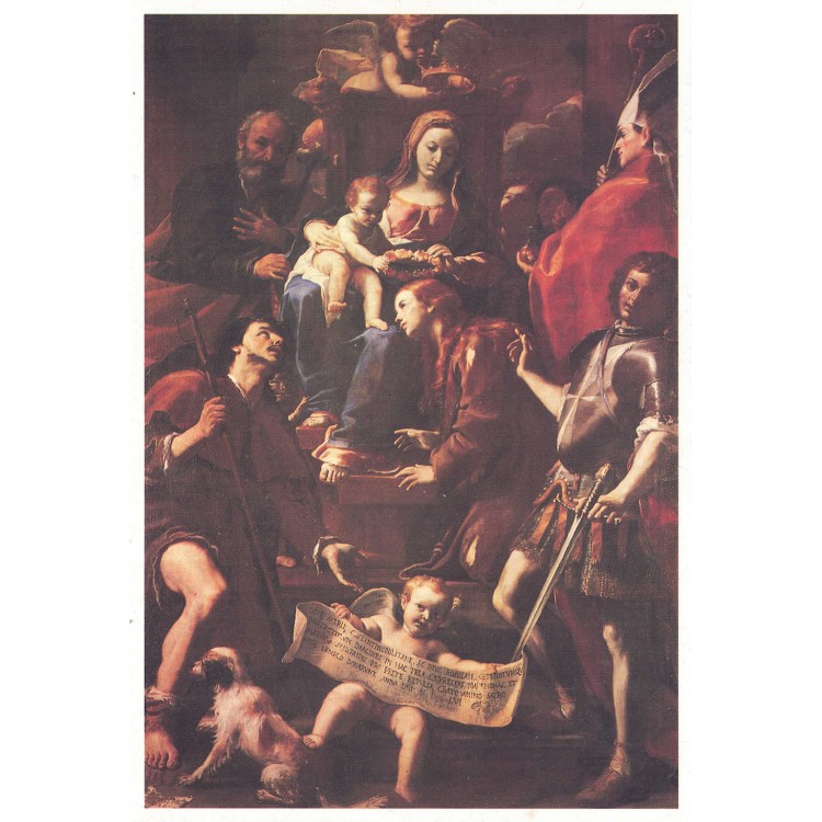 SMOM 1988 Cartolina Maestri della Pittura N. 8 (Mattia Preti)