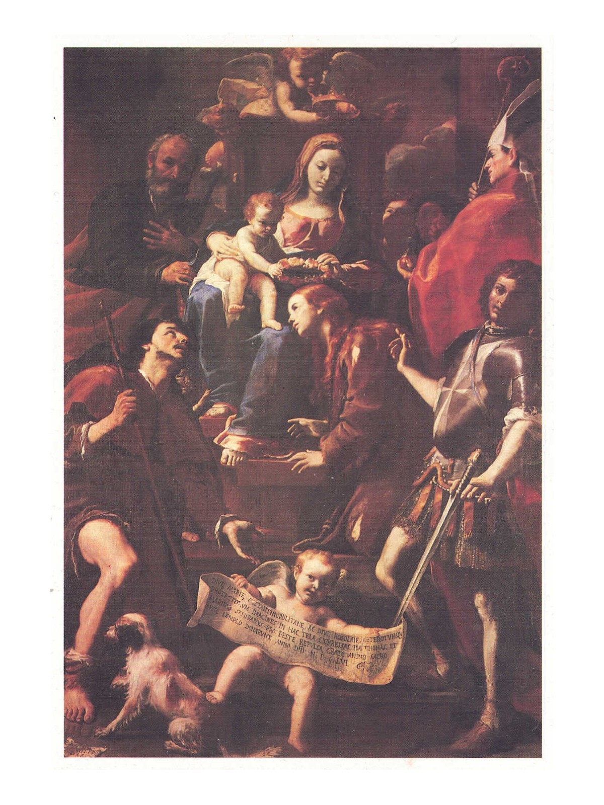 SMOM 1988 Cartolina Maestri della Pittura N. 8 (Mattia Preti)