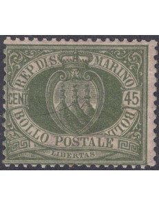 SAN MARINO 1892-94 45c verde oliva MNH**