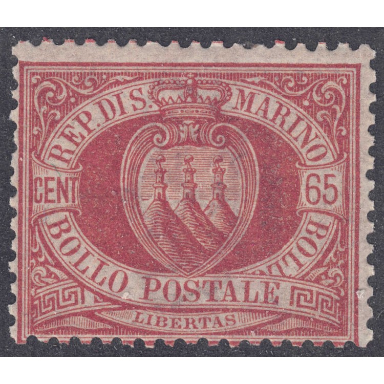 SAN MARINO 1892-94 65c bruno rosso MNH**