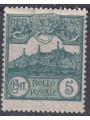 SAN MARINO 1903 5c green MNH**