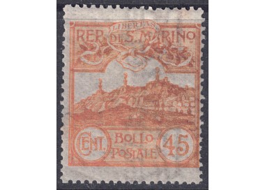 SAN MARINO 1903 45c yellow MNH**