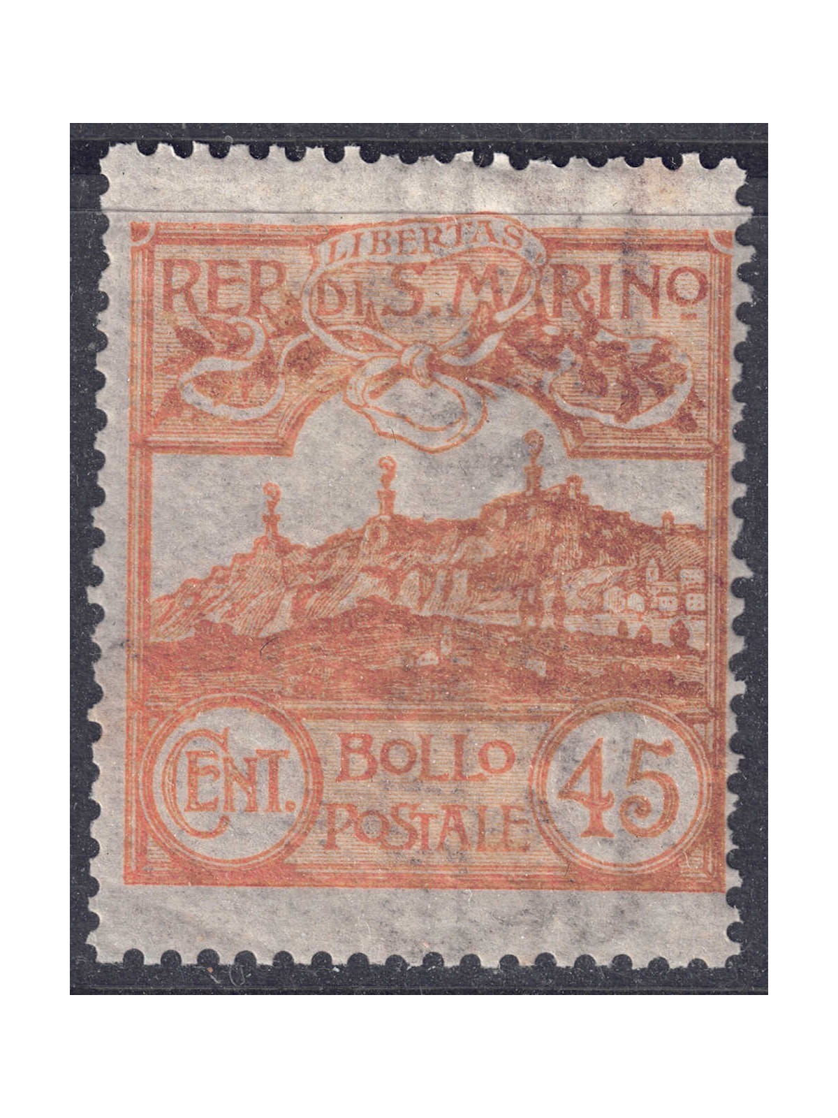 SAN MARINO 1903 45c yellow MNH**