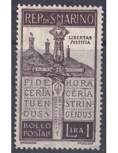 SAN MARINO 1923 Pro volontari MNH**