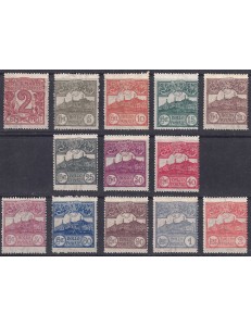 SAN MARINO 1921-23 Cifra o veduta di San Marino 13v MNH**