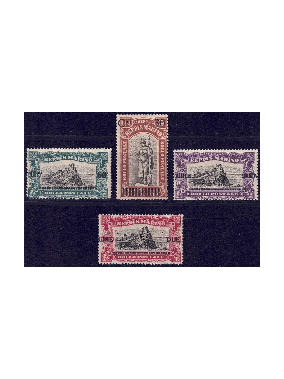 SAN MARINO 1924 Pro fighters overprinted 4v MNH**