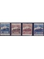 SAN MARINO 1926 View of San Marino, overprinted 4v MNH**