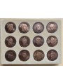 Bronze medals of the protagonists of World War II