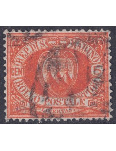 SAN MARINO 1877-90 5c orange us