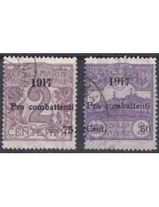 SAN MARINO 1917 Pro Combatants 2v US