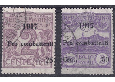 SAN MARINO 1917 Pro Combatants 2v US