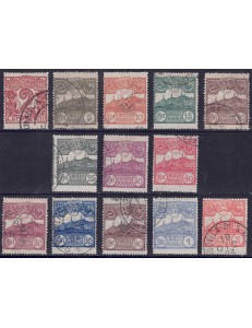 SAN MARINO 1921-23 Cipher or view of San Marino 13v us