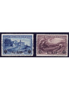 SAN MARINO 1936 San Francesco (soprastampati) 2v us