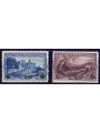 SAN MARINO 1936 Saint Francis (overprinted) 2v us