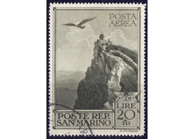 SAN MARINO 1944 Pro Case Popolari (posta aerea) us