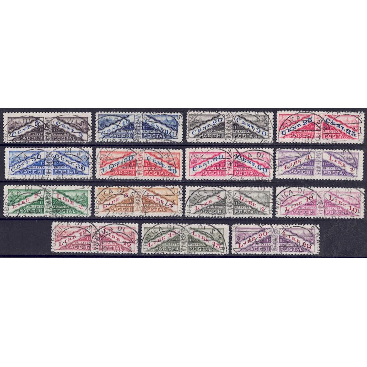 SAN MARINO 1928 Postal parcels 15v us