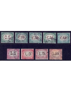 SAN MARINO 1897-1919 Tax postage 9v us